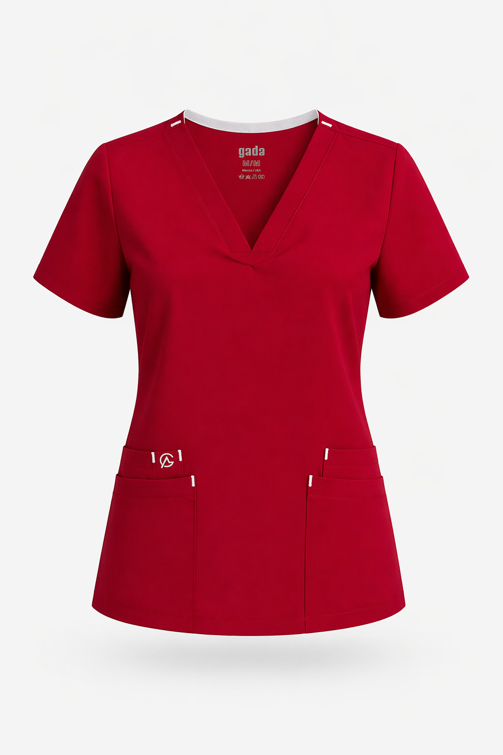 SCRUB GADA MEDICS MUJER — CARMESÍ