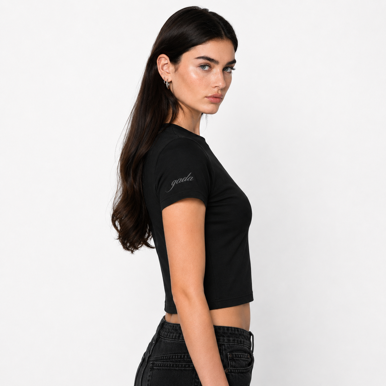 BABY TEE — NEGRO