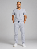 SCRUB GADA MEDICS HOMBRE — GRIS CLÍNICO JOGGER