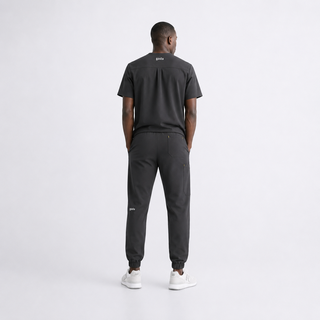 SCRUB GADA MEDICS HOMBRE — GRIS GRAFITO JOGGER