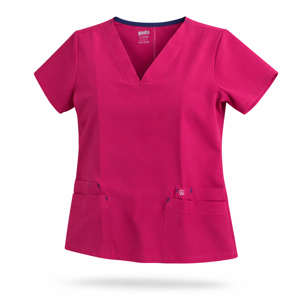 SCRUB GADA MEDICS MUJER — FUCSIA JOGGER