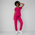 SCRUB GADA MEDICS MUJER — FUCSIA JOGGER