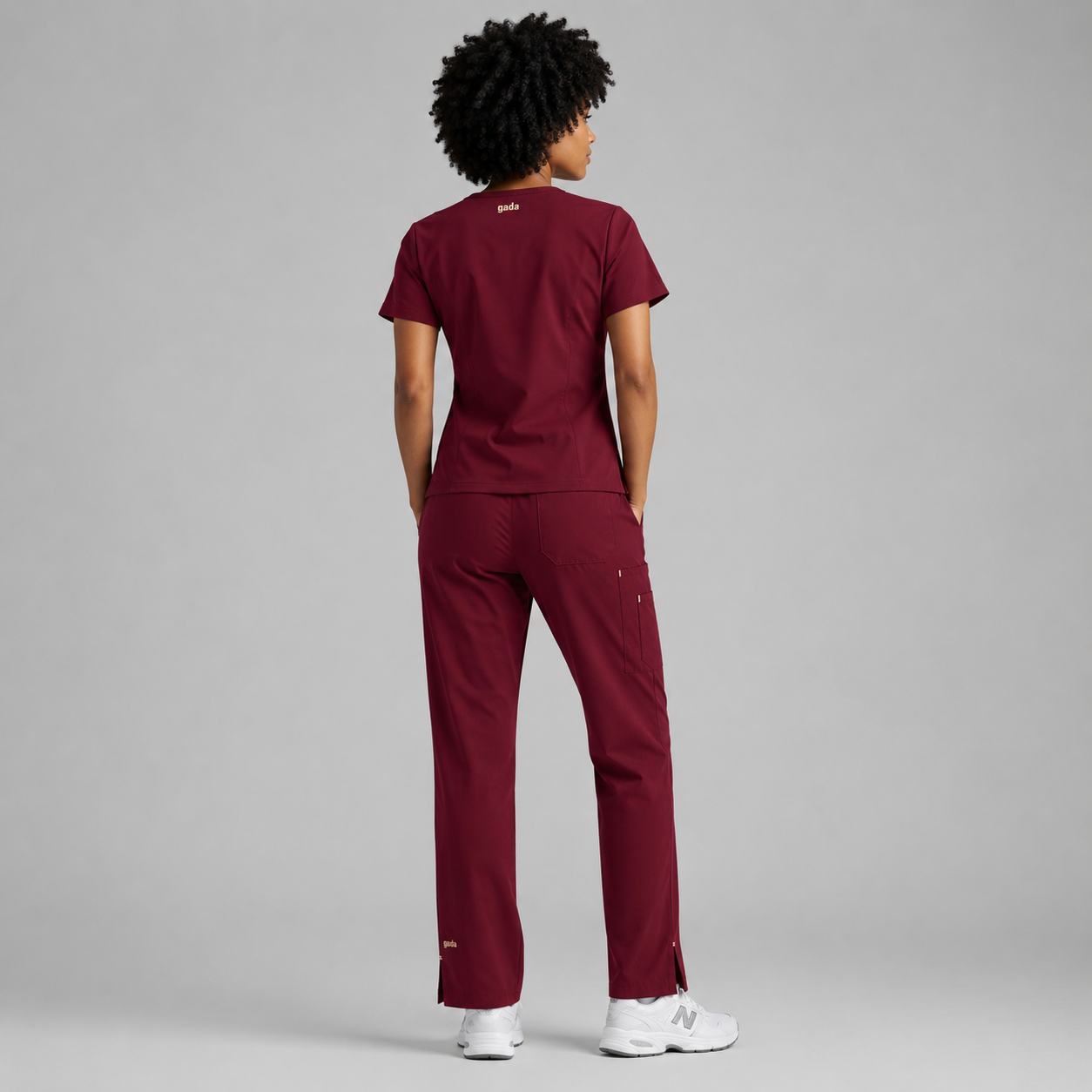 SCRUB GADA MEDICS MUJER — VINO