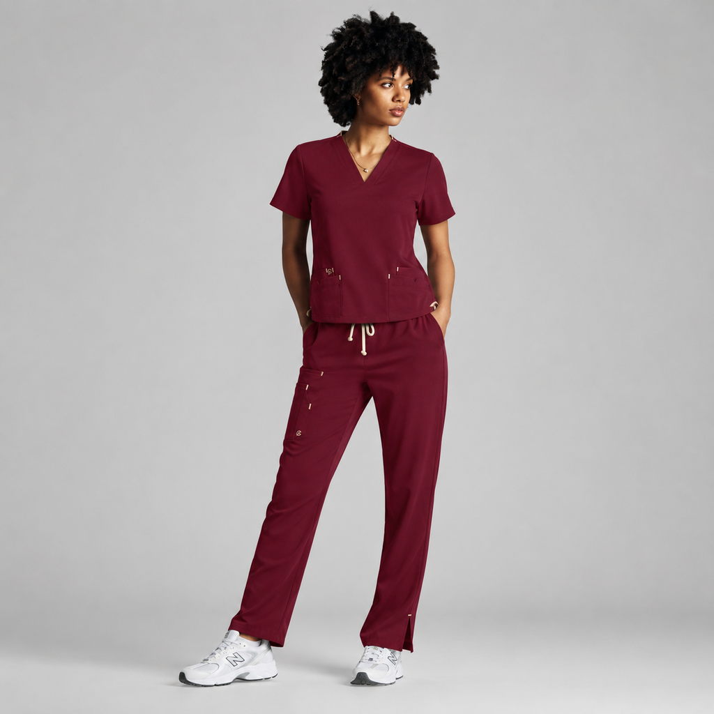 SCRUB GADA MEDICS MUJER — VINO