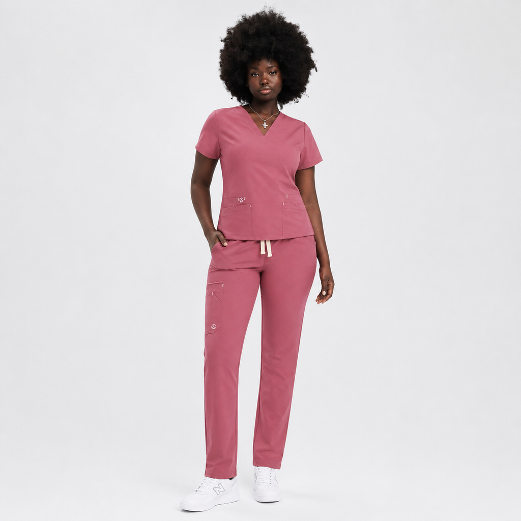 SCRUB GADA MEDICS MUJER — ROSA EMPOLVADO