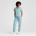 SCRUB GADA MEDICS MUJER — VERDE MENTA CLÍNICO JOGGER