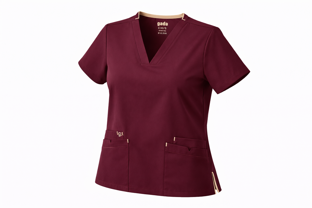 SCRUB GADA MEDICS MUJER — VINO