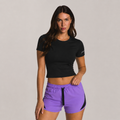 RUNNING SHORT ALICIA — MORADO