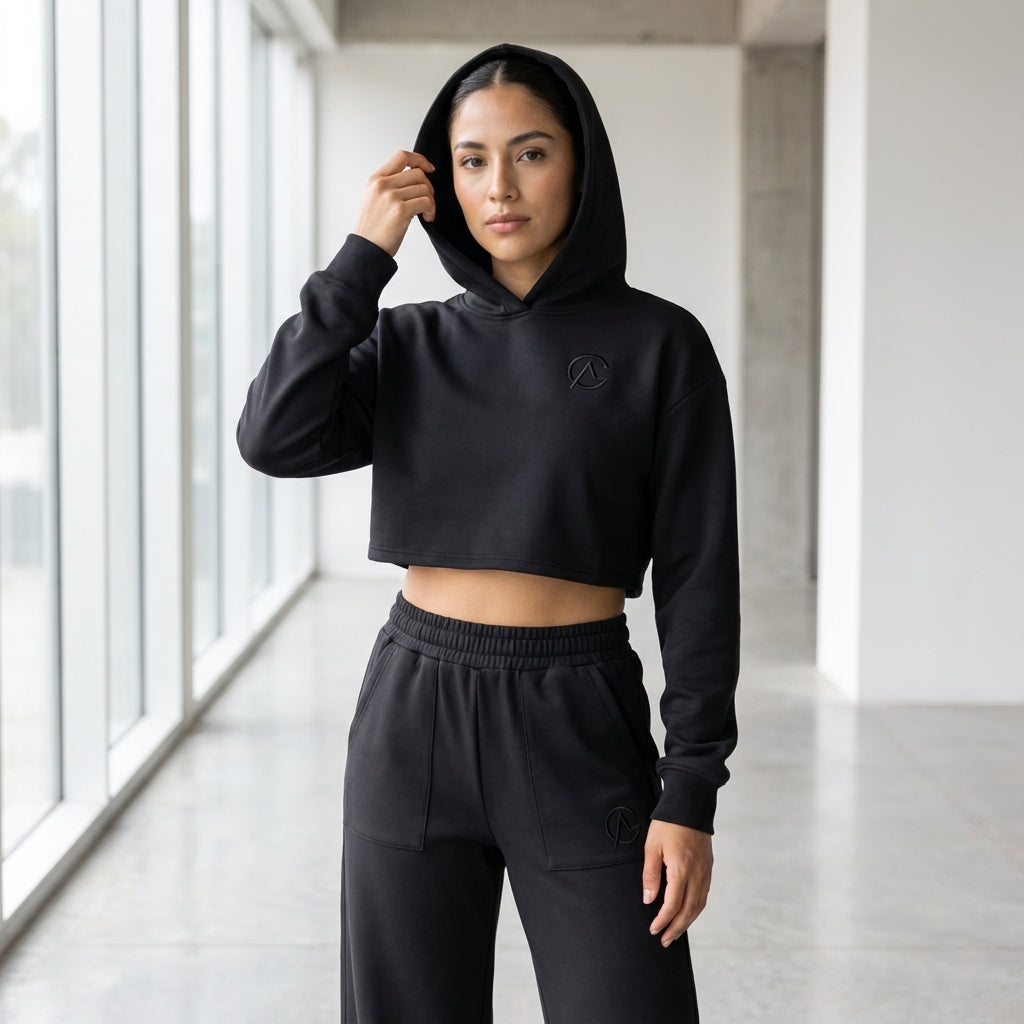 GADA SOFT LOUNGE SET — MIDNIGHT BLACK