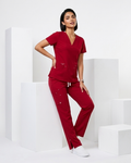 SCRUB GADA MEDICS MUJER — CARMESÍ