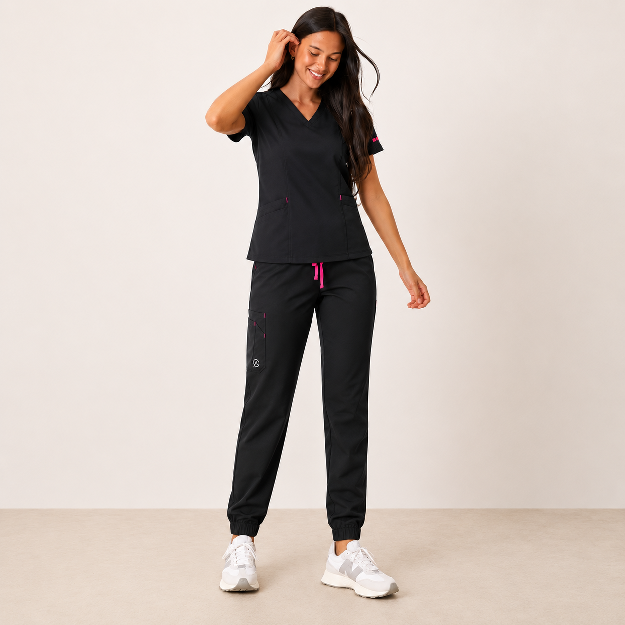 SCRUB GADA MEDICS NOVA — NEGRO