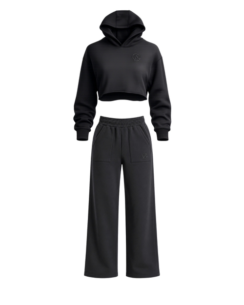 GADA SOFT LOUNGE SET — MIDNIGHT BLACK